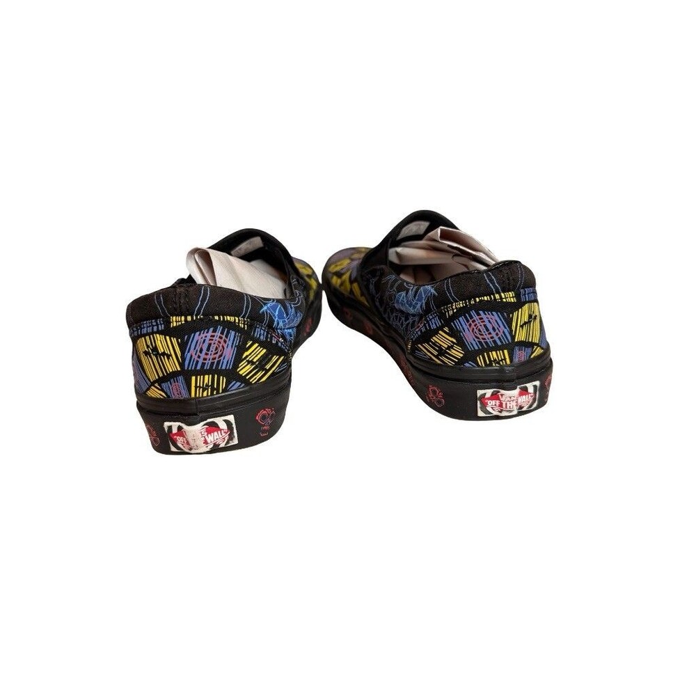 Vans x Disney Nightmare Before Christmas Slip-On Shoes Womens 7 Stained Glass - Picture 5 of 7